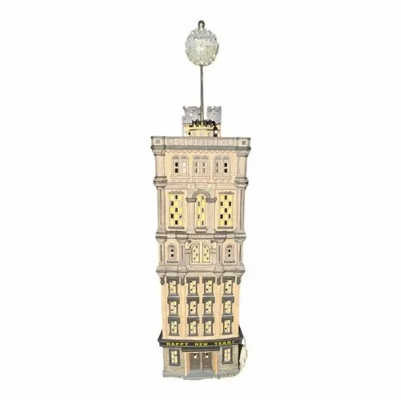 Department 56 The Times Tower Special Edition Gift Set 56.55510 Complete in Box - Picture 2 of 12